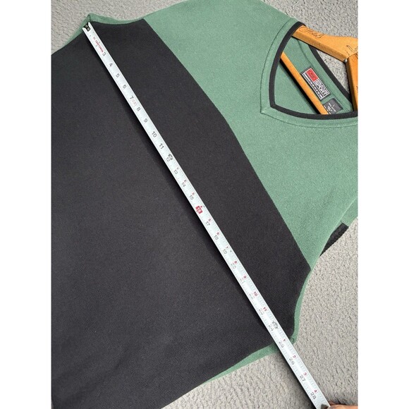 Vintage 90s Structure Sport Boxy Stripe Knit Sweater / Sweatshirt Y2K Vtg Large - Picture 12 of 12